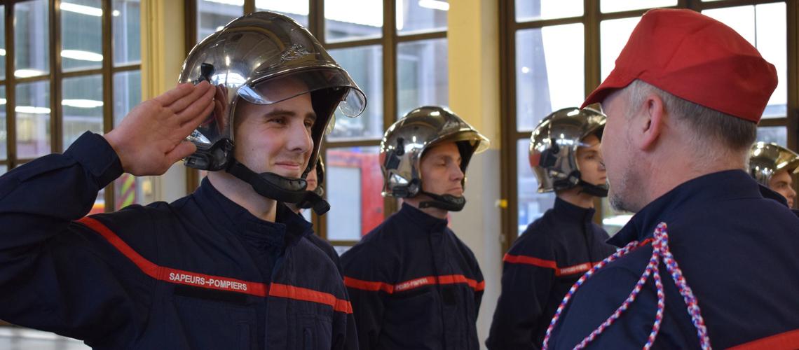 Casquette F1 Sapeur Pompier Bleu