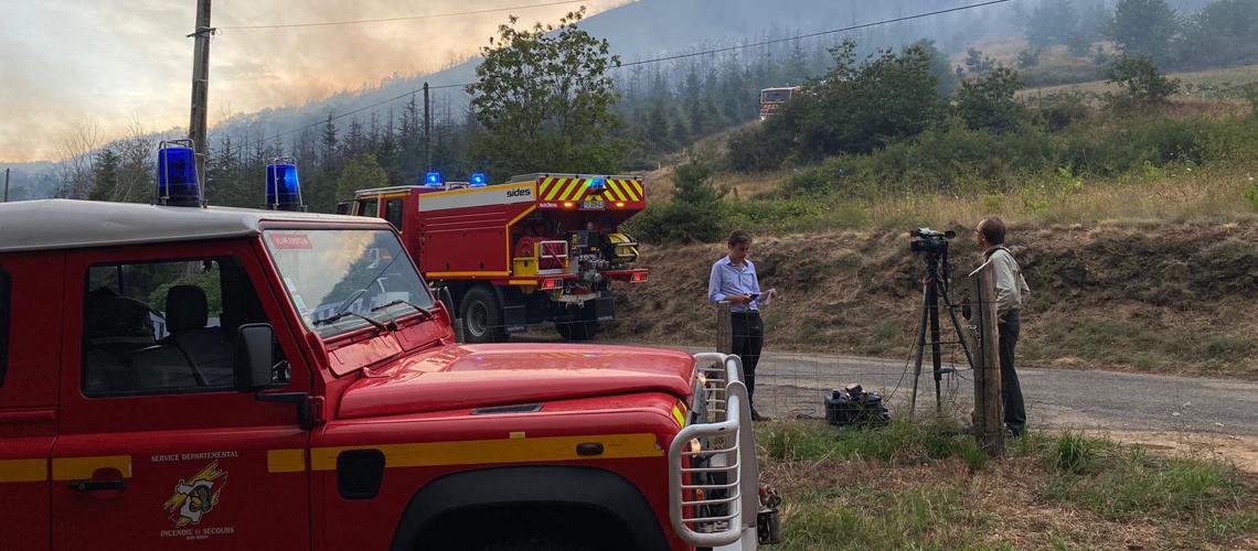 Spécialisé dans les feux de forêt : un camion de pompier volé en